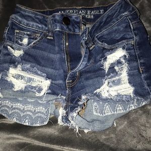 AE High rise shorts